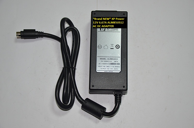 *Brand NEW* XP Power ALM85US12 12V 6.67A AC DC ADAPTER